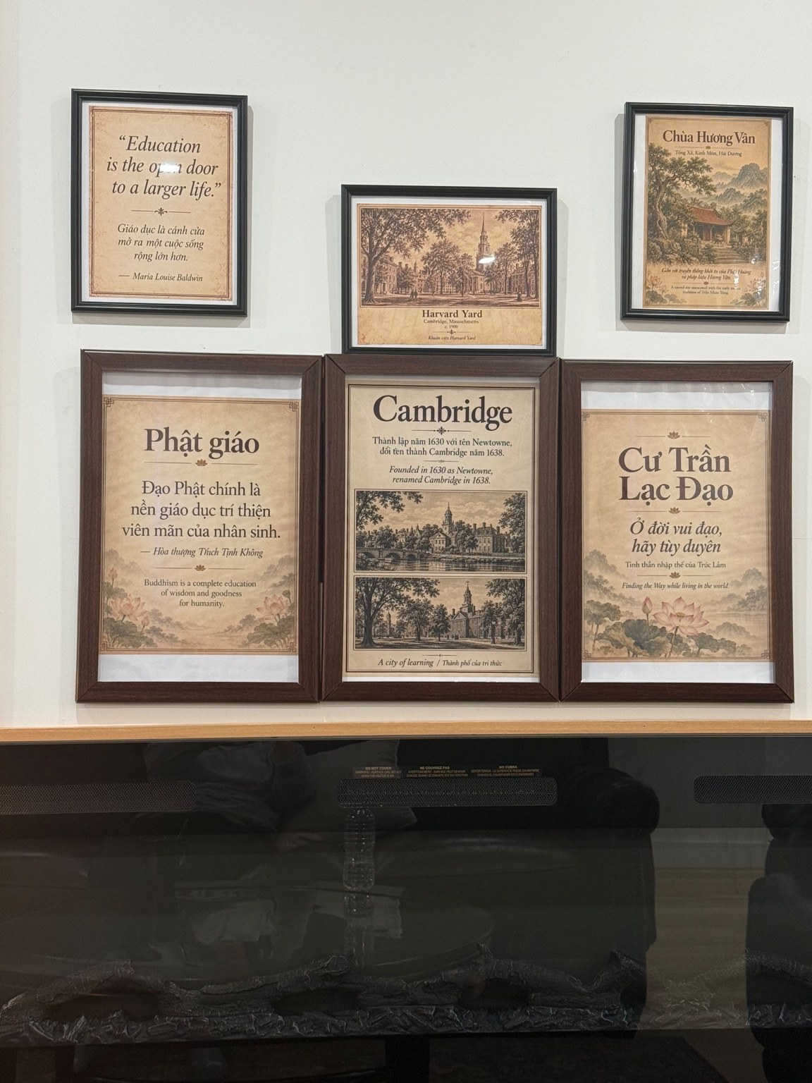 Learning, heritage and Buddhist wisdom — DinhLe Cambridge office