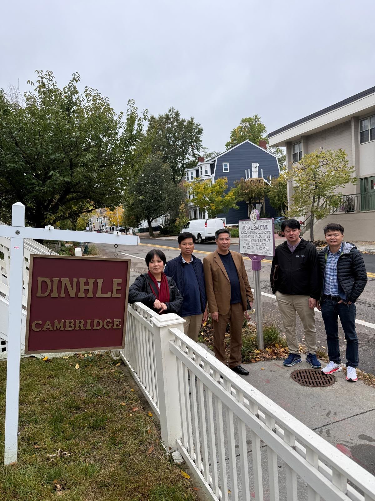 Together at DinhLe Cambridge — October 2026 visit