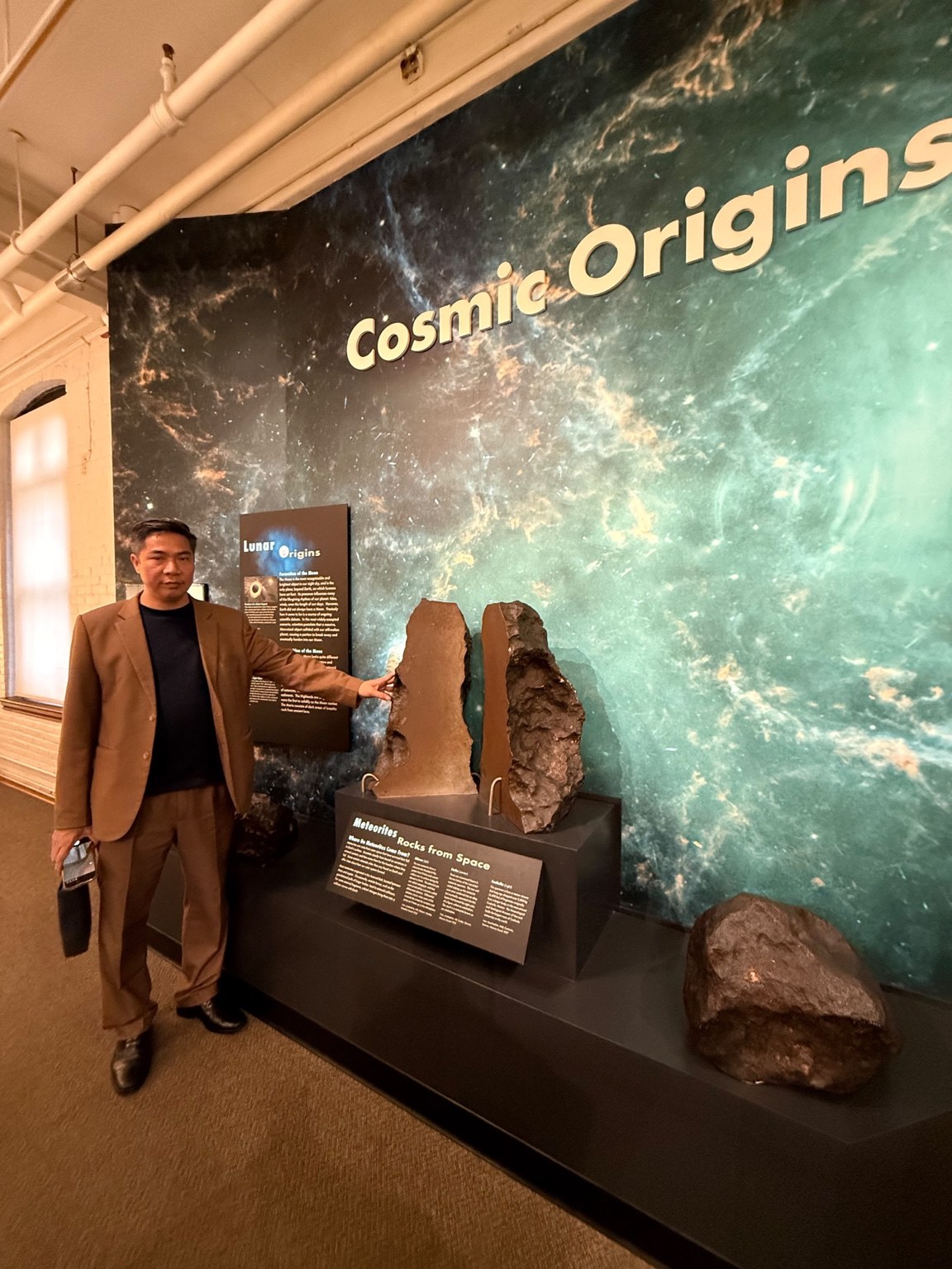 Exploring the Cosmic Origins exhibit — October 2026 visit
